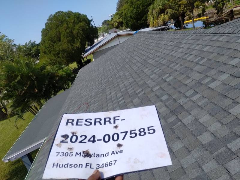 shingle roof replacement in Hudson, Florida
