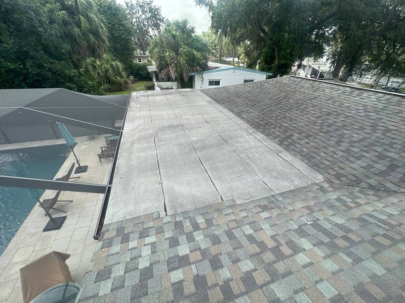 completed roofing project in New Port Richey FL
