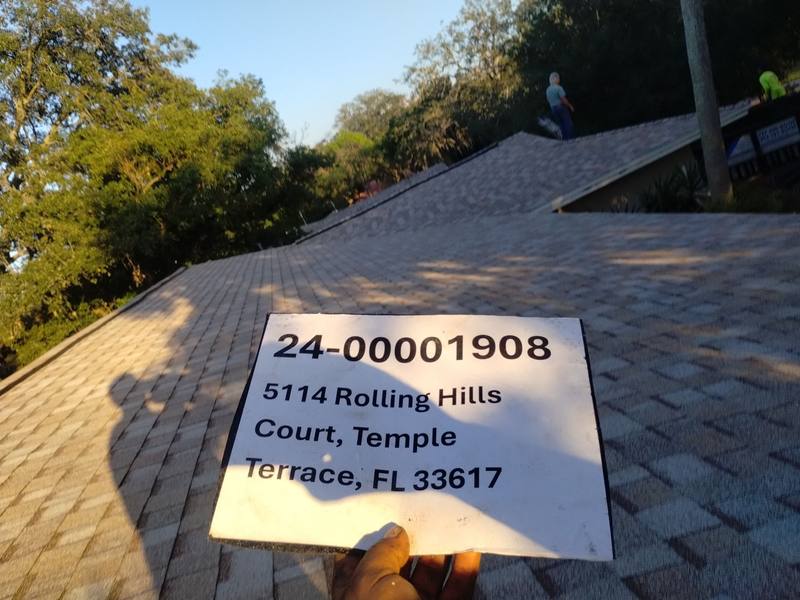 residential shingle roof replacement by Hloska Roofing in Temple Terrace