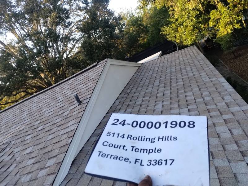 roofing project near Rolling Hills Court in Temple Terrace