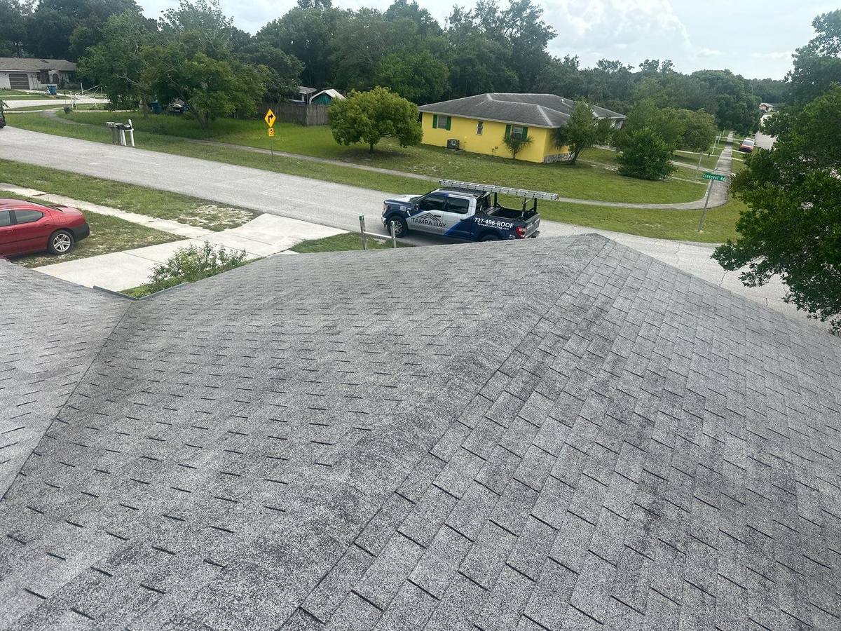 shingle roof replacement in Spring Hill, Florida