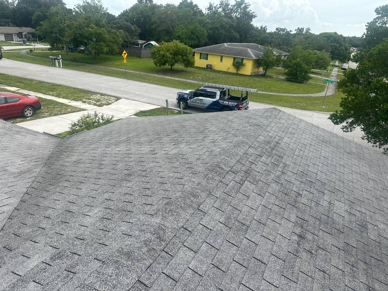 completed roofing project in Spring Hill FL