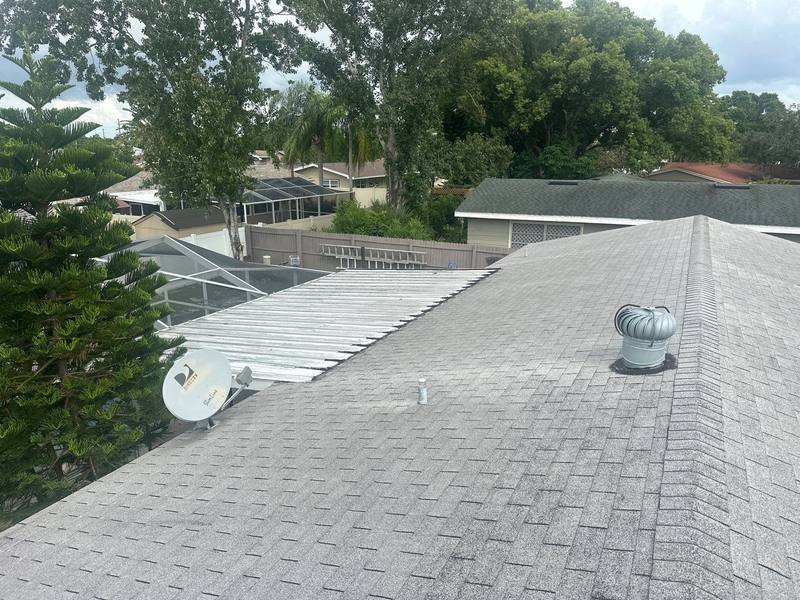 roofing project near Crescent Rd in Spring Hill
