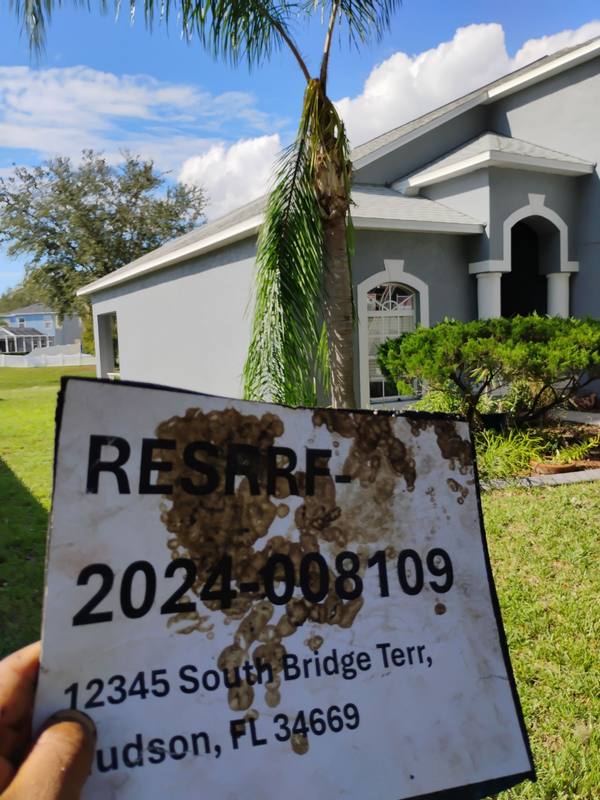 completed roofing project in Hudson FL