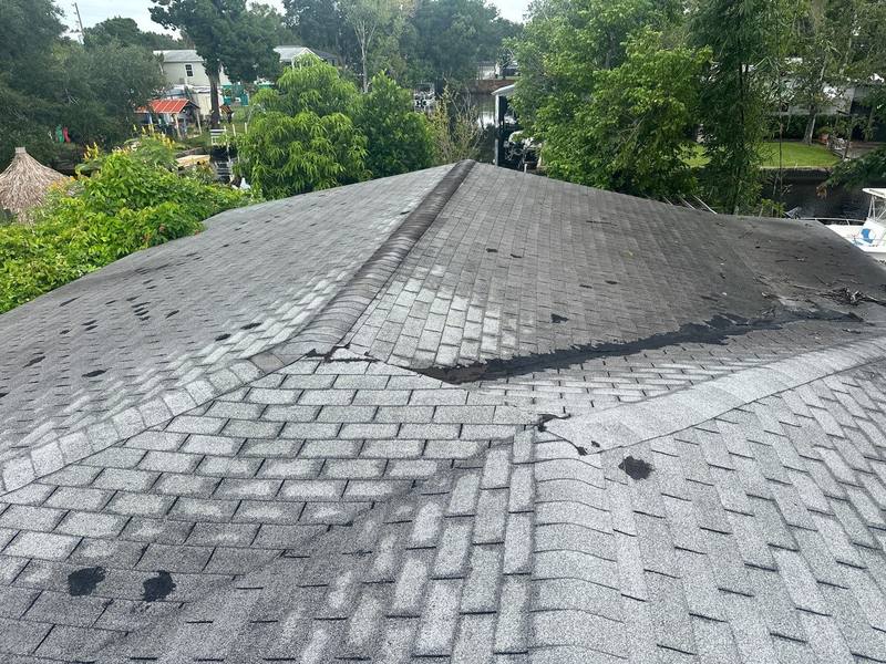 completed roofing project in Spring Hill FL