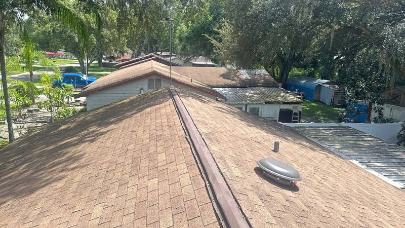 completed roofing project in Zephyrhills FL