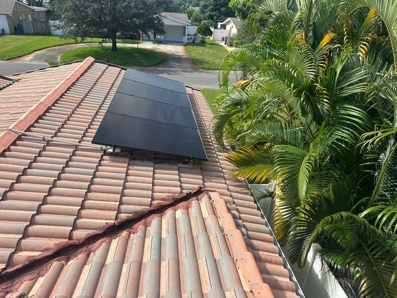 residential tile roof replacement by Hloska Roofing in St. Petersburg