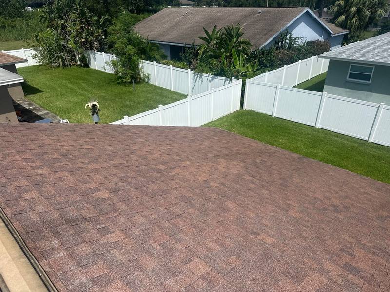 completed roofing project in Safety Harbor FL
