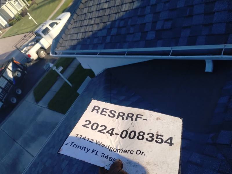 roofing project near Wedgemere Dr in Trinity