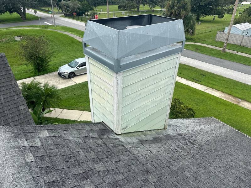 completed roofing project in San Antonio FL