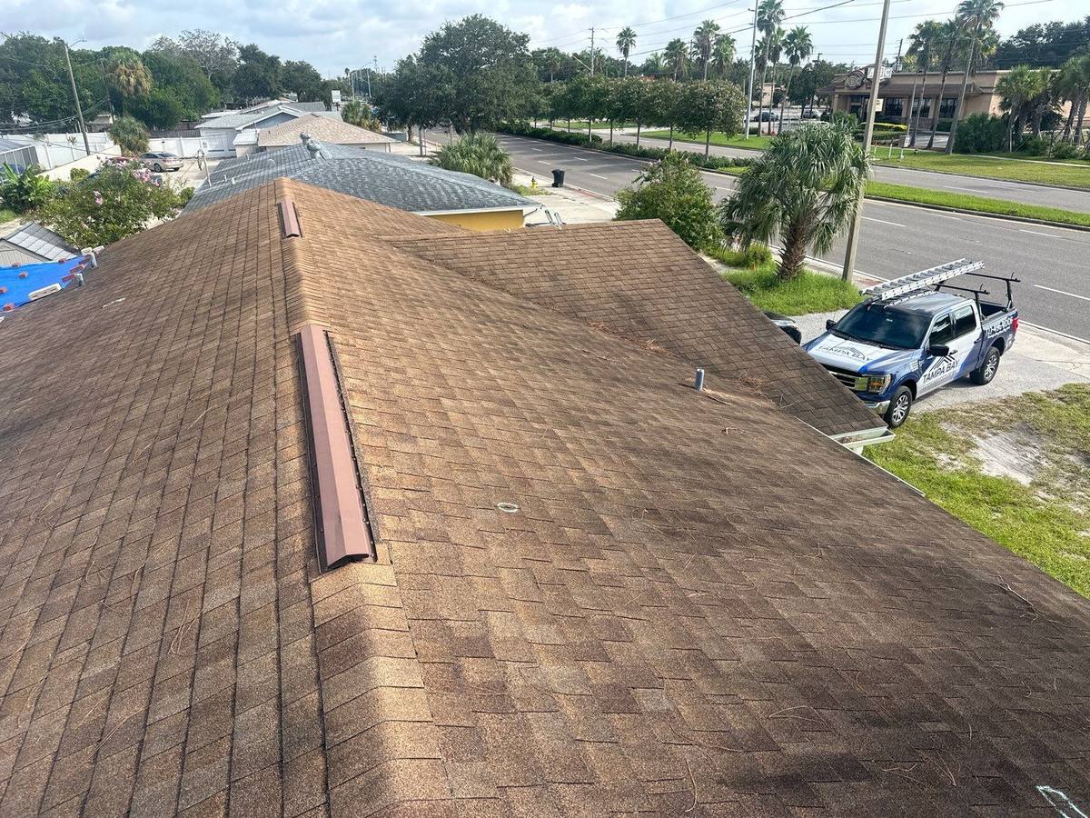 shingle roof replacement in St. Petersburg, Florida