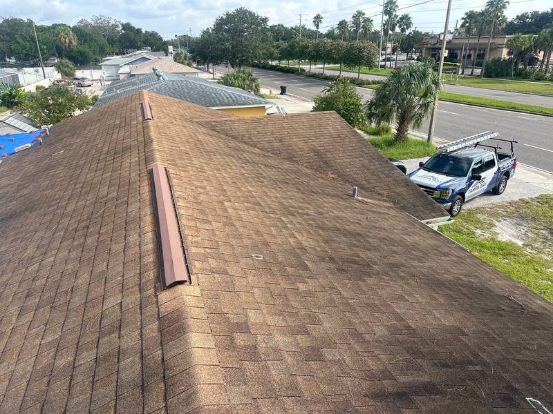 completed roofing project in St. Petersburg FL
