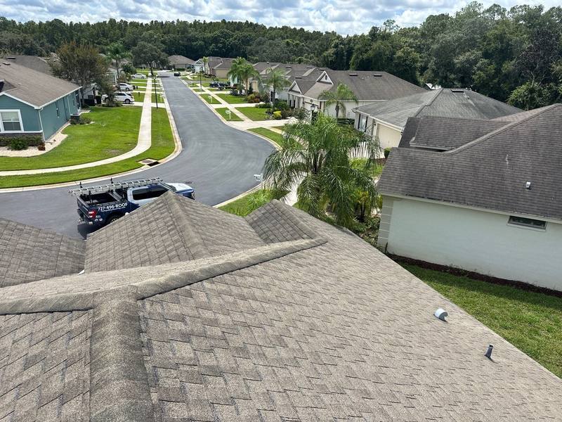 completed roofing project in New Port Richey FL