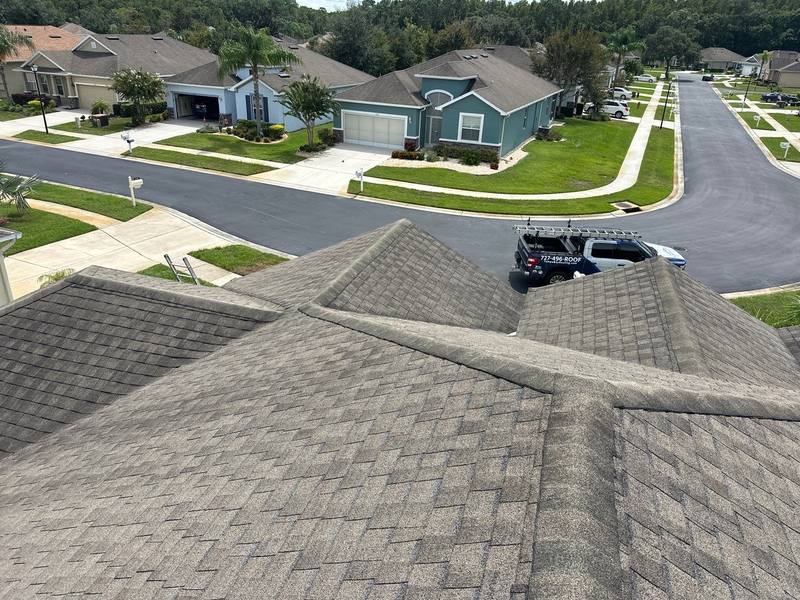completed roofing project in New Port Richey FL