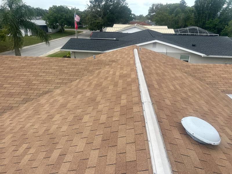 residential shingle roof replacement by Hloska Roofing in Port Richey