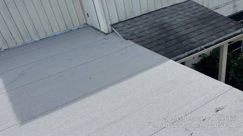 completed roofing project in Palm Harbor FL