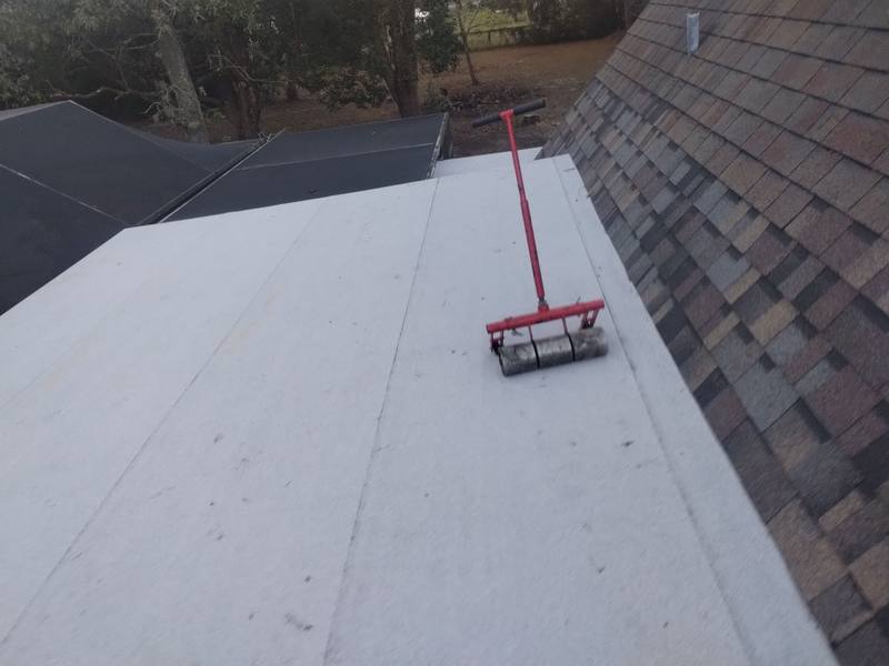 residential roof replacement by Hloska Roofing in Spring Hill