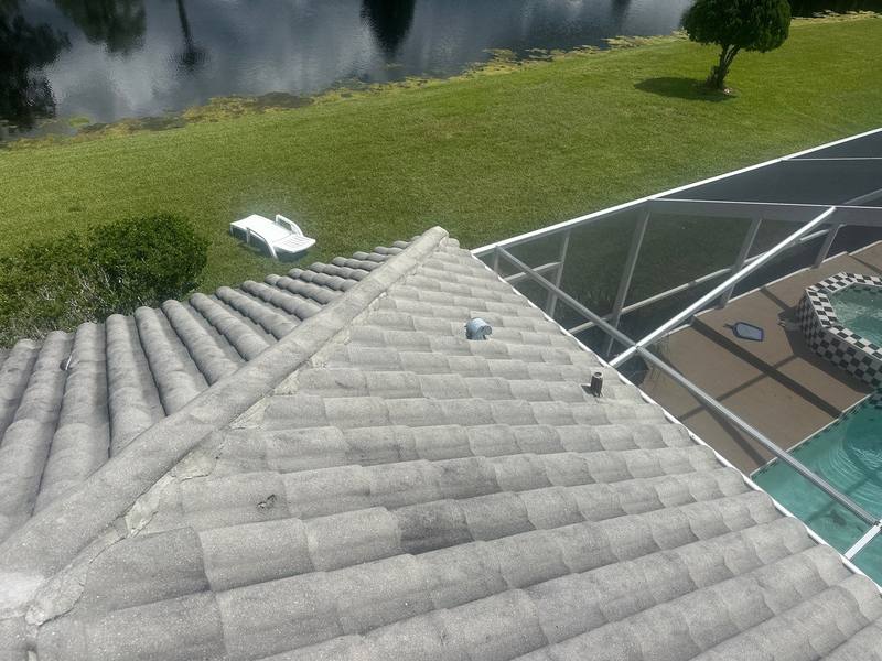 completed roofing project in Palm Harbor FL