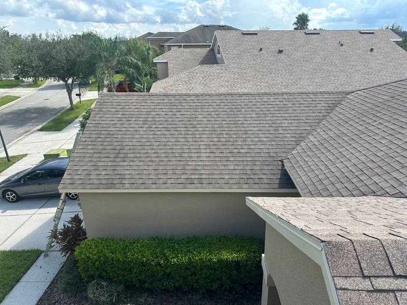 residential shingle roof replacement by Hloska Roofing in Tampa