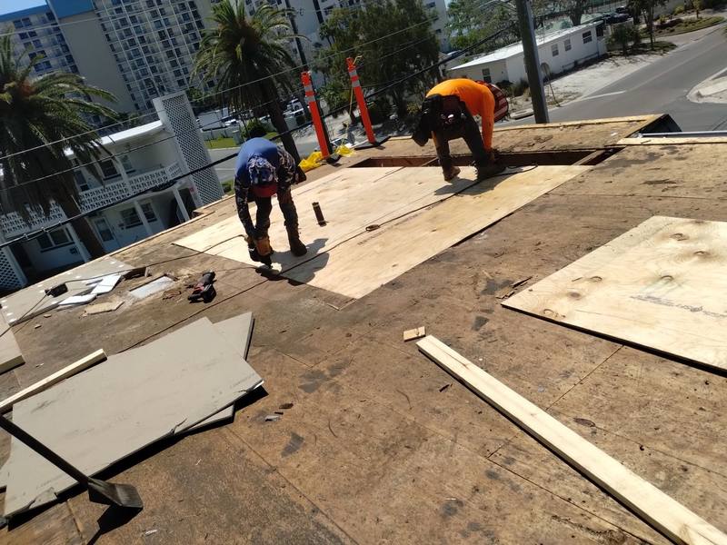 roofing project near 71st Ave in St Pete Beach