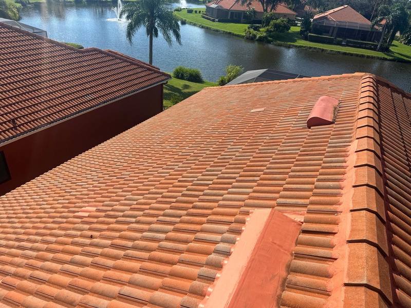 residential tile roof replacement by Hloska Roofing in Sarasota