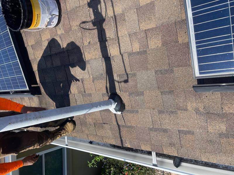 residential roof repair by Hloska Roofing in St Pete