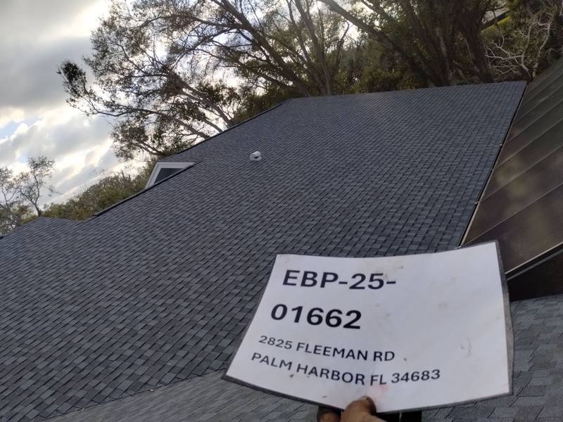 completed roofing project in Palm Harbor FL