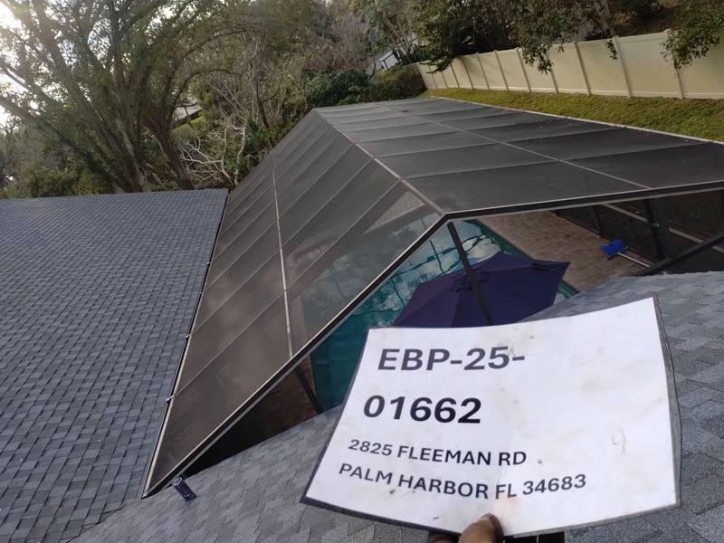 roofing project near Fleeman Rd in Palm Harbor
