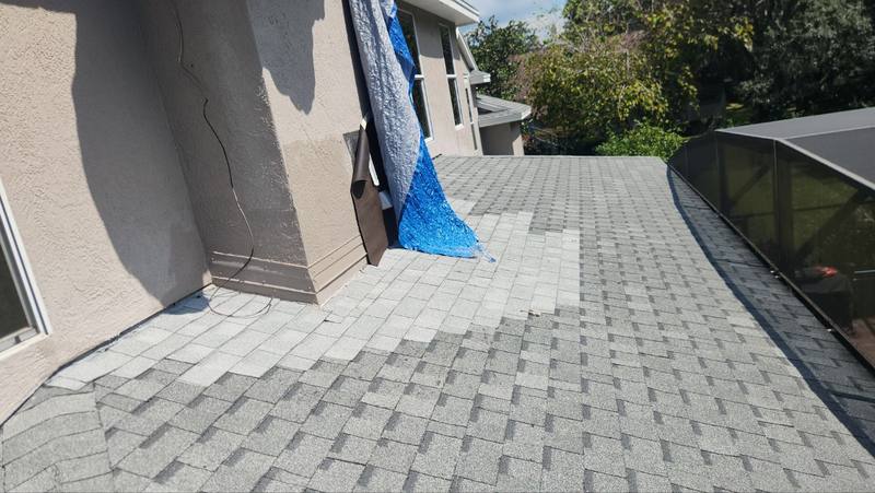 completed roofing project in Tarpon Springs FL