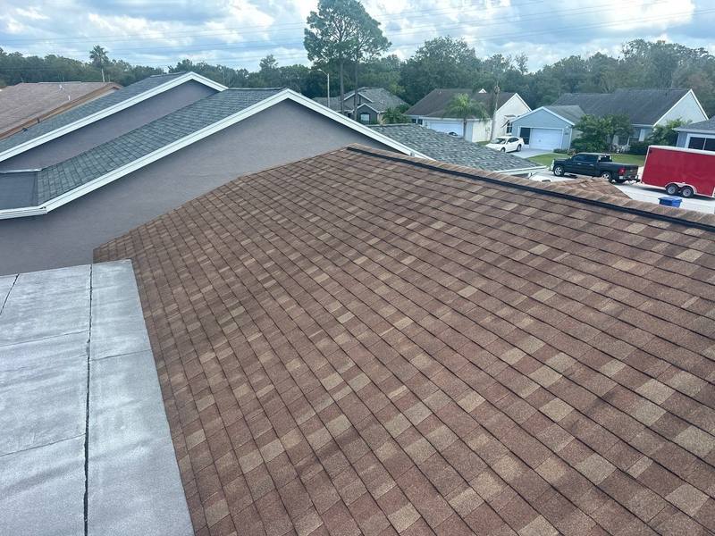 completed roofing project in New Port Richey FL