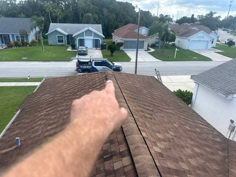 roofing project near Northhampton Dr in New Port Richey