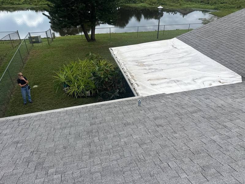 completed roofing project in New Port Richey FL