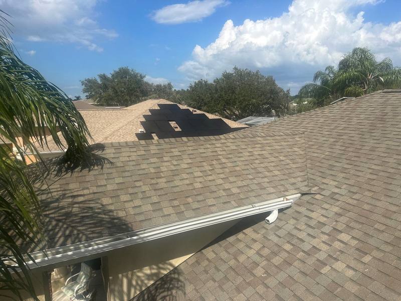 residential roof repair by Hloska Roofing in Trinity