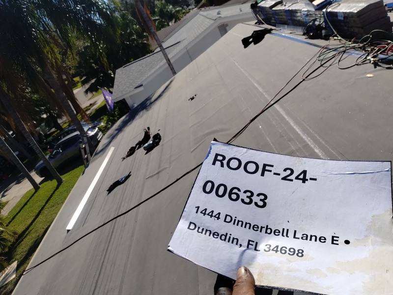 residential shingle roof replacement by Hloska Roofing in Dunedin