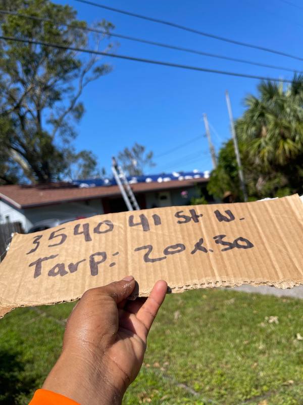 completed roofing project in St. Petersburg FL