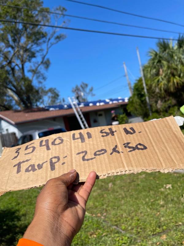 completed roofing project in St. Petersburg FL