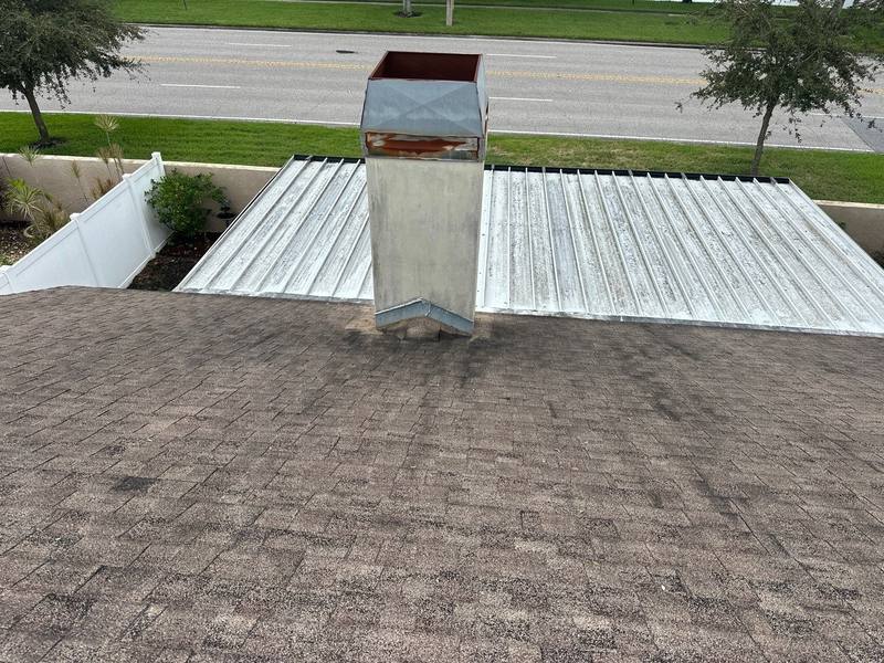 completed roofing project in Tampa FL