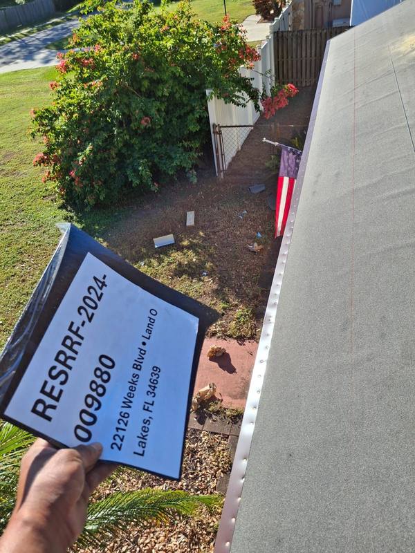 residential shingle roof replacement by Hloska Roofing in Land O Lakes