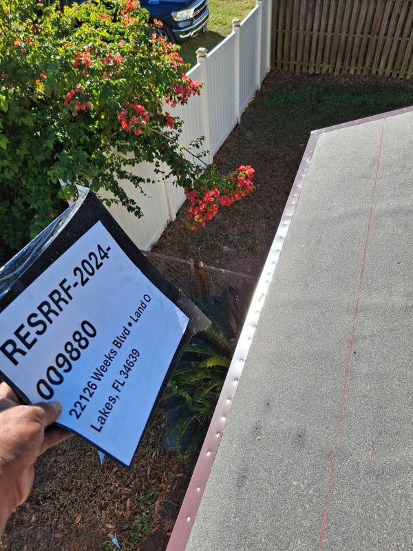 roofing project near Weeks Blvd in Land O Lakes