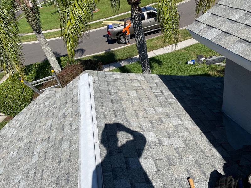 completed roofing project in Trinity FL
