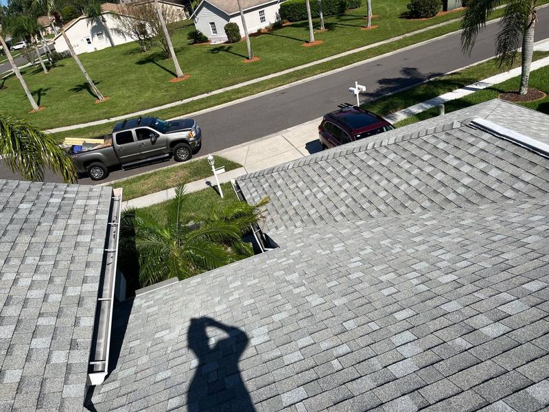 completed roofing project in Trinity FL