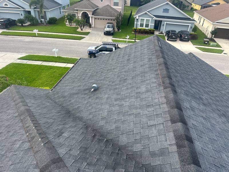 completed roofing project in Wesley Chapel FL