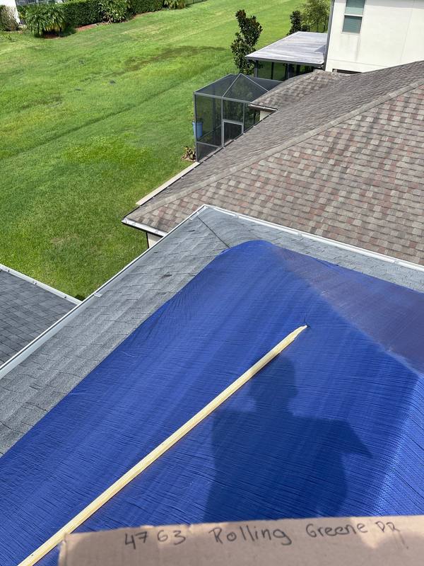 completed roofing project in Wesley Chapel FL