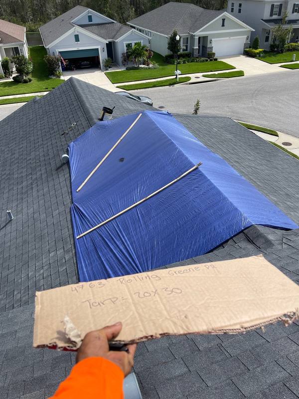 residential roof replacement by Hloska Roofing in Wesley Chapel