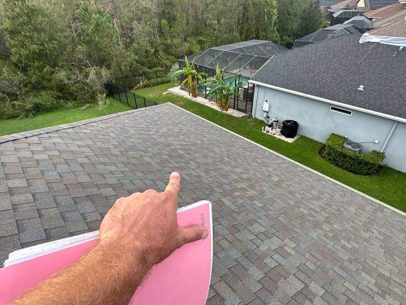 completed roofing project in Wesley Chapel FL