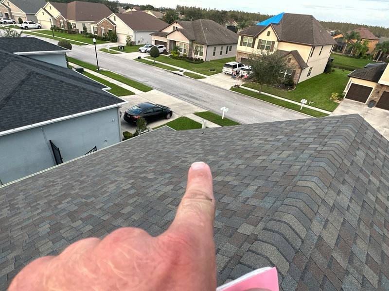 completed roofing project in Wesley Chapel FL