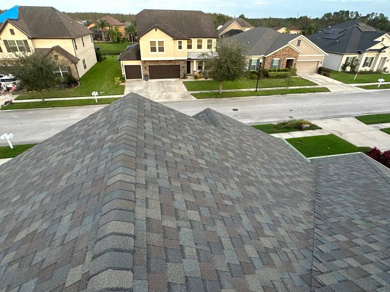 roofing project near Five Farms Ave in Wesley Chapel