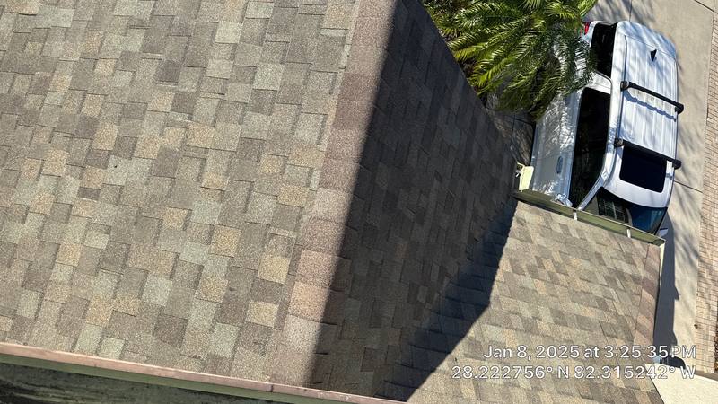 roofing project near Five Farms Ave in Wesley Chapel