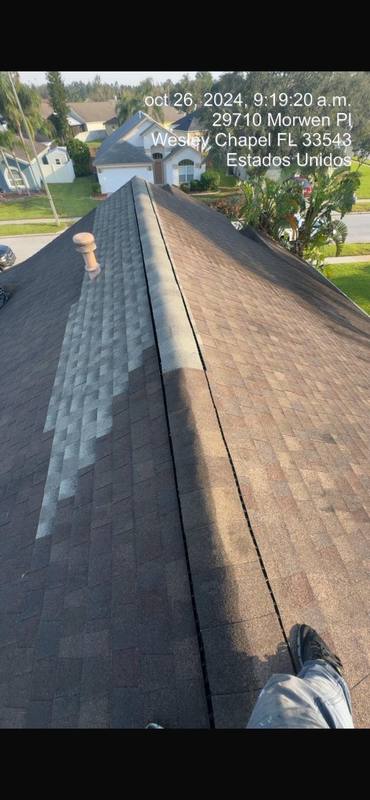 residential roof repair by Hloska Roofing in Wesley Chapel
