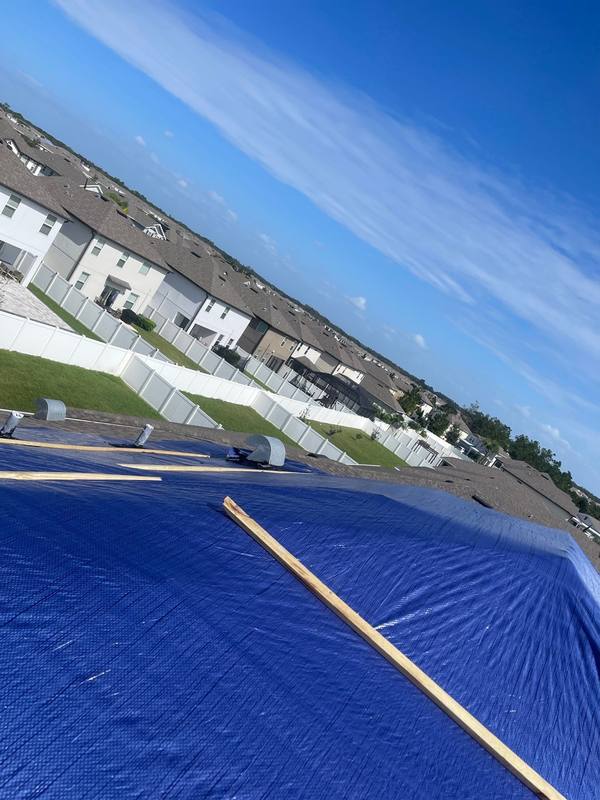 completed roofing project in Wesley Chapel FL